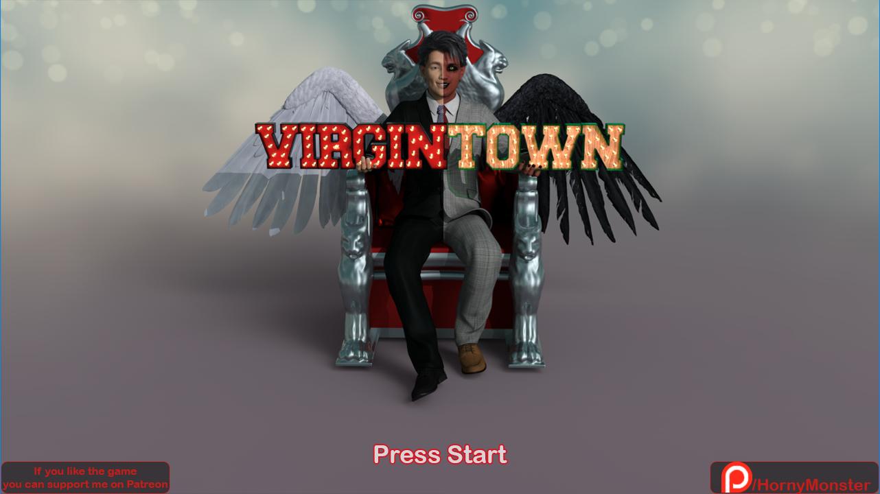 VirginTown [InProgress, 0.015] (Horny Monster) [uncen] [2017, RPG, ADV, 3DCG, Boobs, All Sex, Milf, Big Dick] [eng]