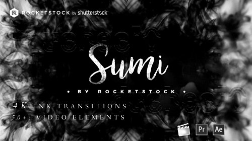 Sumi: 65 Ink Transitions - Motion Graphic (rocketstock)