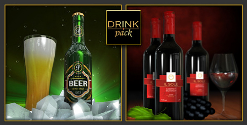 Drink Pack 2-in-1 - Project for After Effects (Videohive)
