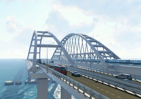 Крымский мост на берегах оградят и возвестят восемь КПП