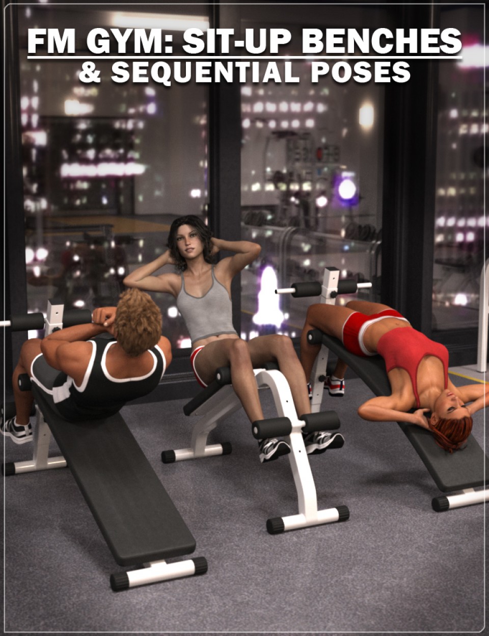 FM Gym: Sit-Up Benches & Poses