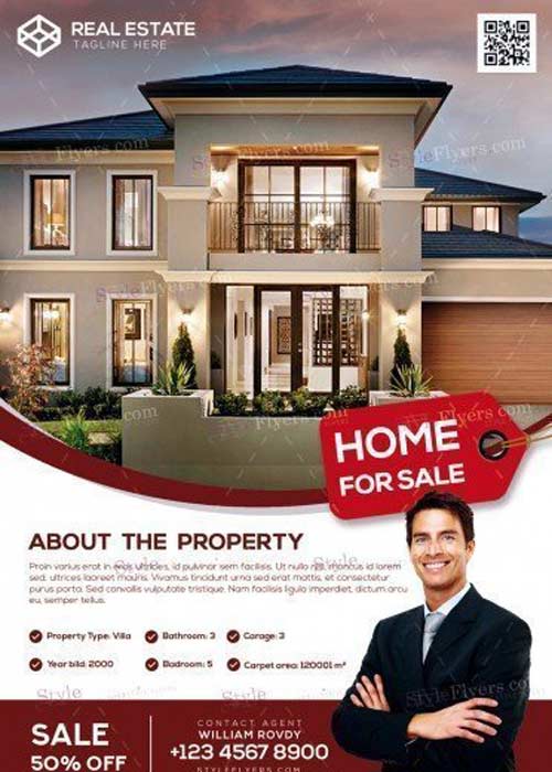 Real Estate V26 PSD Flyer Template