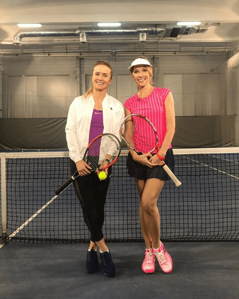 Катя Осадчая занялась теннисом