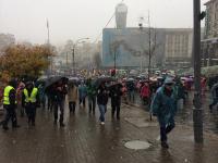 "Марш возмущенных" поборников Саакашвили в Киеве очутился малочисленным(фото)