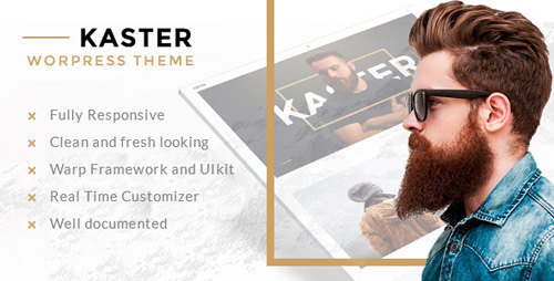 ThemeForest - Kaster v1.0.2 - Creative, Blog, Portfolio WordPress Theme for Artists, Agencies, Freelancers & Photographer - 20331218