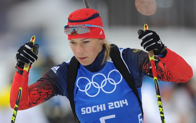 Российская биатлонистка Ольга Зайцева обвиняется в манипуляциях с допинг пробами