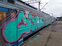 Угрожая оружием железнодорожникам, безвестные в балаклавах размалевали несколько вагонов электрички на станции «Славутич»(фото)