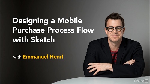 Lynda - Designing a Mobile Purchase Process Flow with Sketch 2017 TUTORiAL