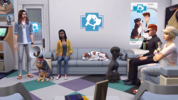 The Sims 4 Cats & Dogs v 1.37.35.1010)