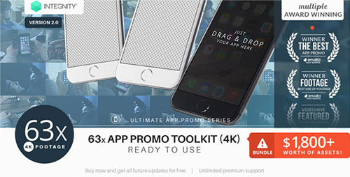 The Ultimate App Promo - UltraHD Mockup Toolkit - Project for After Effects (Videohive) 