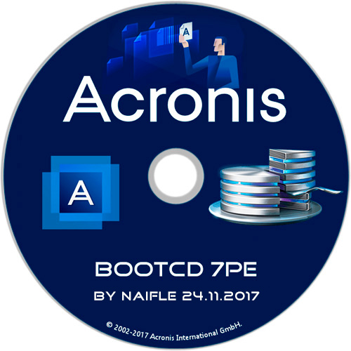Acronis BootCD 7PE by naifle 24.11.2017 (x86/x64/RUS)