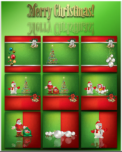   - .6 /Christmas backgrounds-Christmas composition.Part 6 
