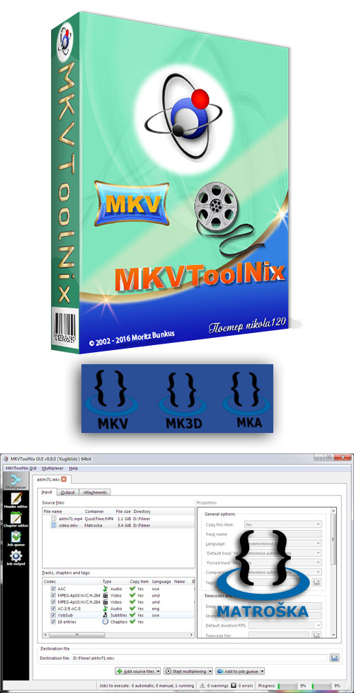 MKVToolNix 17.0.0 ML (x86/x64) + Portable
