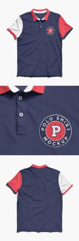 PSD Mock-Ups - Polo Shirt 2017