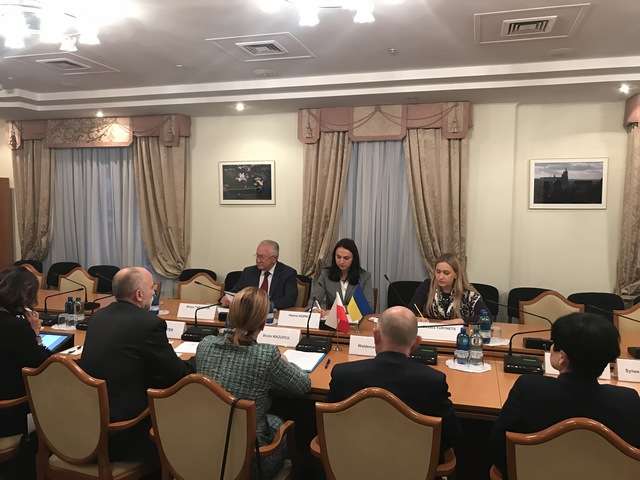 Відбулася зустріч членів Комітету у закордонних справах з парламентською делегацією Республіки Польща на чолі з Віце-маршалком Сейму Республіки Польща Б.Мазурек