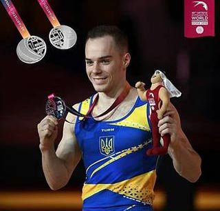 Олег Верняев - вице-чемпион мира по спортивной гимнастике