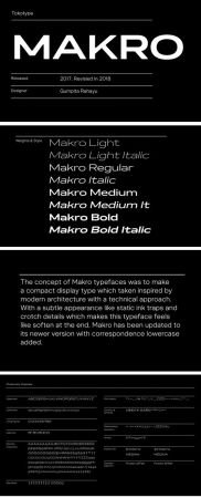 Makro Font Family