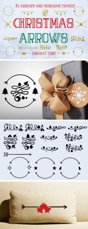 Christmas Arrows font