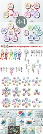Vectors - Option Infographics Elements 112