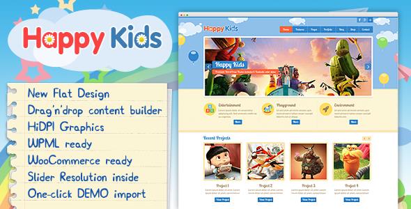 ThemeForest - Happy Kids v3.4.8 - Children WordPress Theme