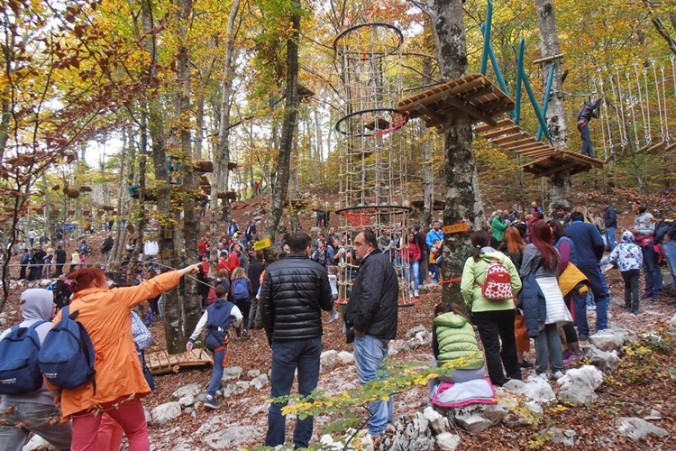Близко от Херцег-Нови в Черногории открылся приключенческий парк