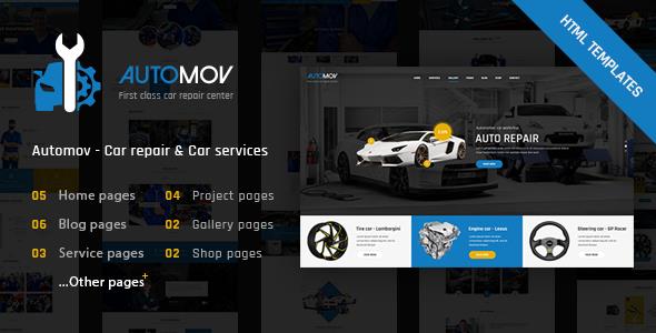 ThemeForest - Automov - Car Repair, Auto Car Services HTML Template