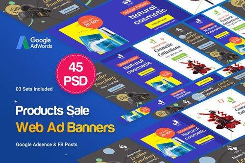 Product Banners Ad - 45 PSD [03 Sets] - 476NAB