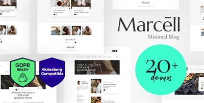 ThemeForest - Marcell v1.1 - 20+ Layouts Multi-Concept Personal Blog & Magazine WordPress Theme
