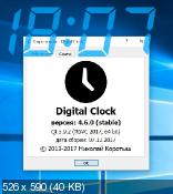 Digital Clock 4.6.0 - часы на десктоп