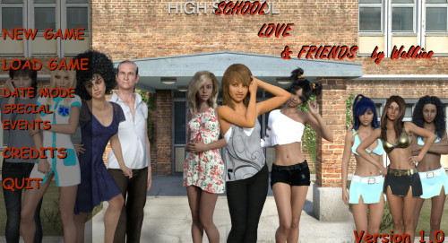 School, Love and Friends Version 1.10+Save by Walkius