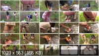 Humiliation Scat: (MilanaSmelly) - Free toilet for girls in the forest [HD 720p] - Femdom, Outdoor